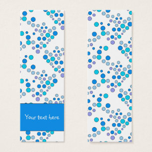 Cute colorful doodle dot design Bookmark