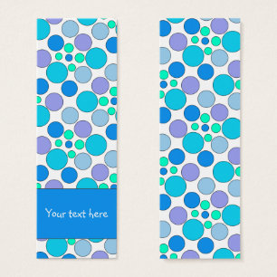 Cute colorful doodle dot design Bookmark
