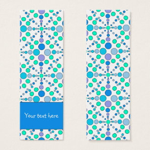 Cute colorful doodle dot design Bookmark