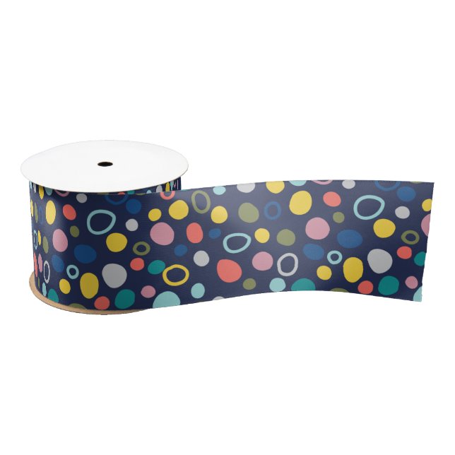 Cute Colorful Dot Ribbon (Spool)