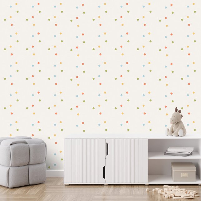 Cute colorful dots simple fun children's wallpaper  (Creator Uploaded)