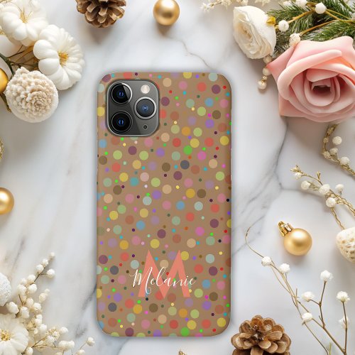 Cute Colorful Dotted spots Case_Mate iPhone Case