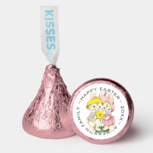 Cute Colorful Easter Bunnies Hersheys Kisses