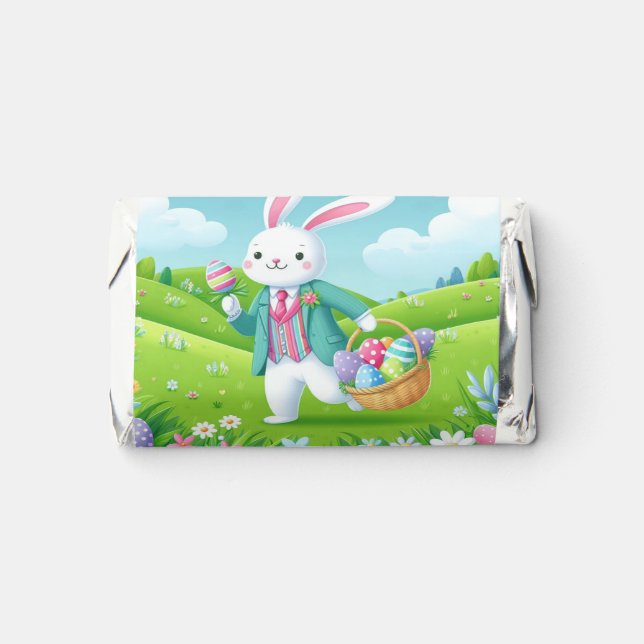 Cute, colorful Easter bunny Hershey's Miniatures (Front)