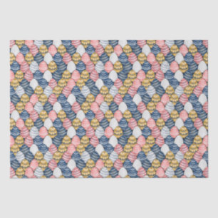 Cute Colorful Easter Eggs Seamless Pattern Tissue Paper