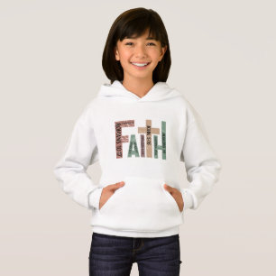 Cute Colorful Faith Bible Verses Typography Quote Hoodie