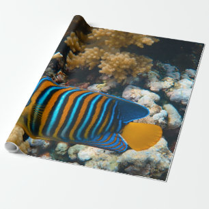 Cute Colorful Fish Wrapping Paper