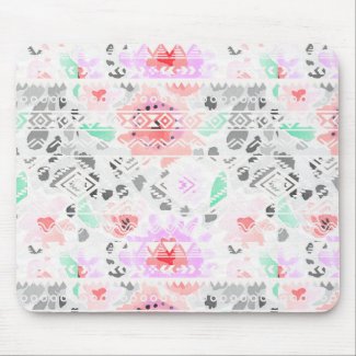 Cute colorful floral aztec