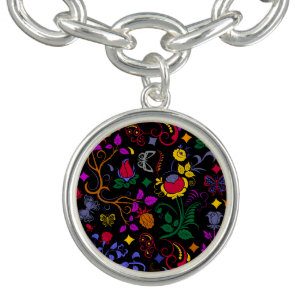 Cute colorful floral pattern bracelet