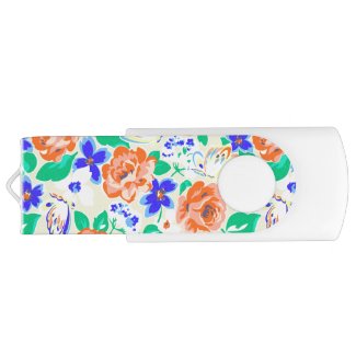 Cute colorful floral pattern