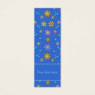 Cute colorful flowers design Bookmark