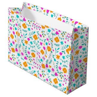 Cute colorful flowers pattern