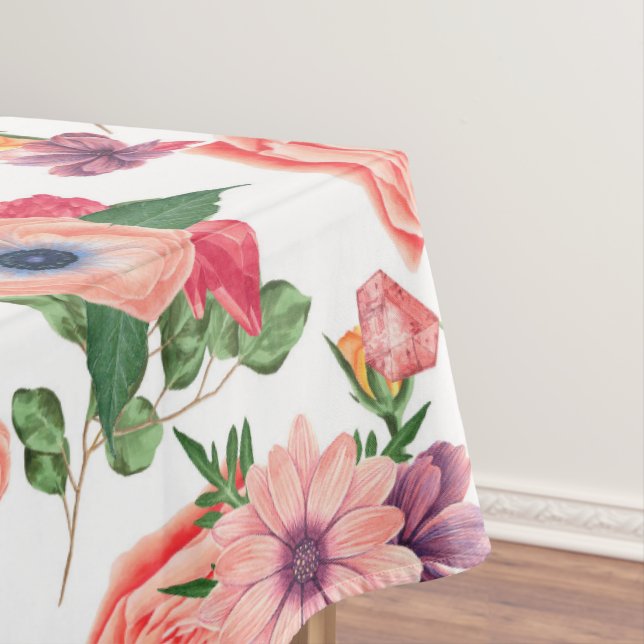 Cute Colorful Flowers Tablecloth (In Situ)
