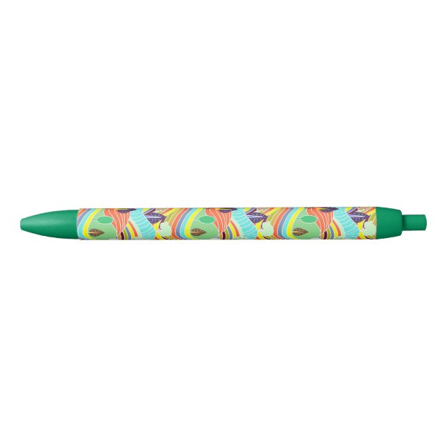 Cute colorful forest patterns adult cloth face mas pen (Front)