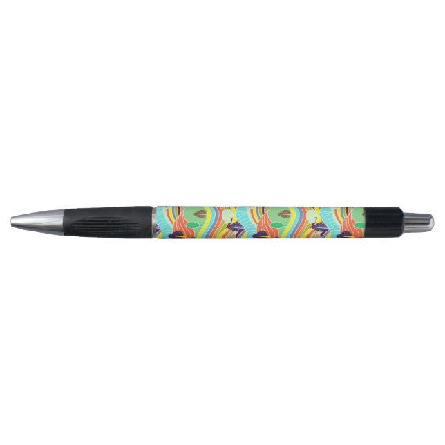 Cute colorful forest patterns pen (Front)