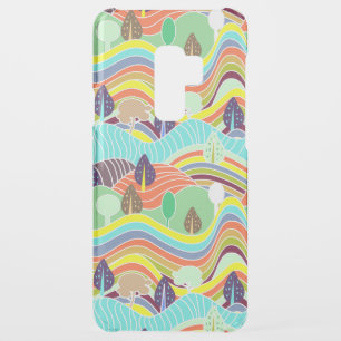 Cute colorful forest patterns uncommon samsung galaxy s9 plus case