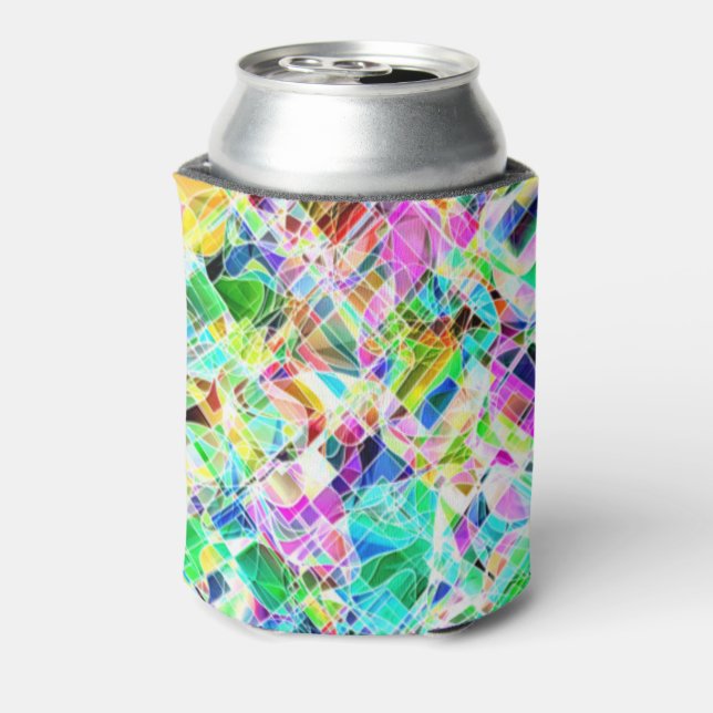 Cute colorful fragments design can cooler (Can Back)