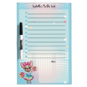 Cute Colorful Frenchie Pawsitive School Spirit Dry Erase Board