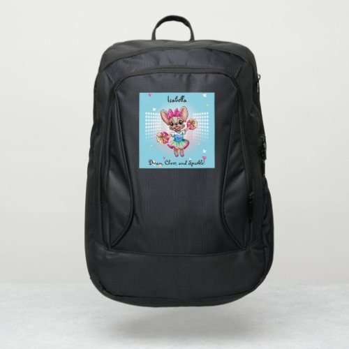 Cute Colorful Frenchie Pawsitive School Spirit Port Authority Backpack
