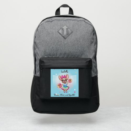 Cute Colorful Frenchie Pawsitive School Spirit Port Authority Backpack
