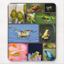Cute, Colorful Frogs Mousepad!