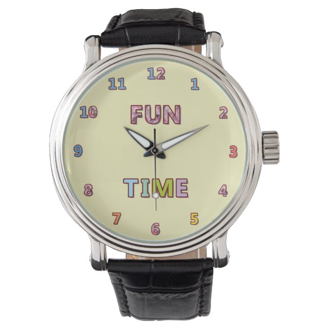 Cute & Colorful Fun Time Watch (Front)