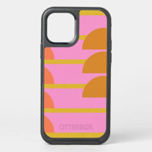 Cute Colorful Geometric Scandinavian Art Pink OtterBox Symmetry iPhone 12 Case