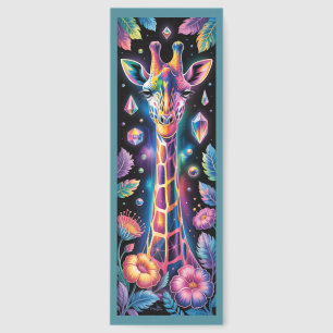 Cute Colorful Giraffe Bookmarks