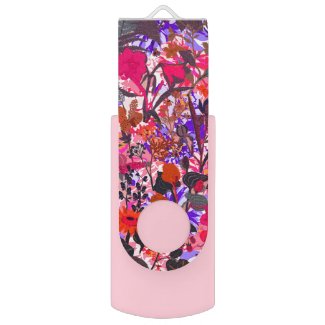Cute colorful girley vintage flowers mixed
