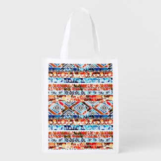 Cute colorful girly aztec patterns