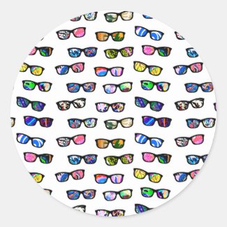 Cute colorful glasses patterns