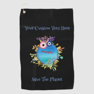 Cute Colorful Golf Towel