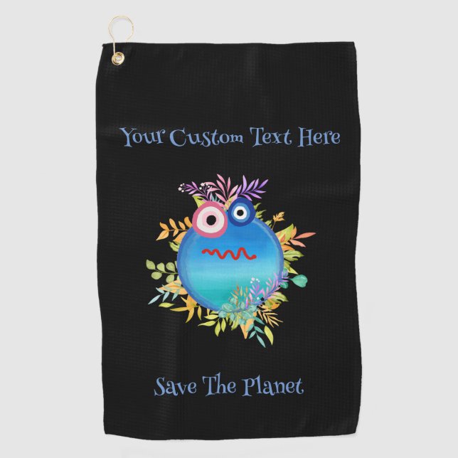 Cute Colorful  Golf Towel (Front)