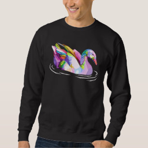 Cute Colorful Goose Art For Birds Or Gooses Sweatshirt