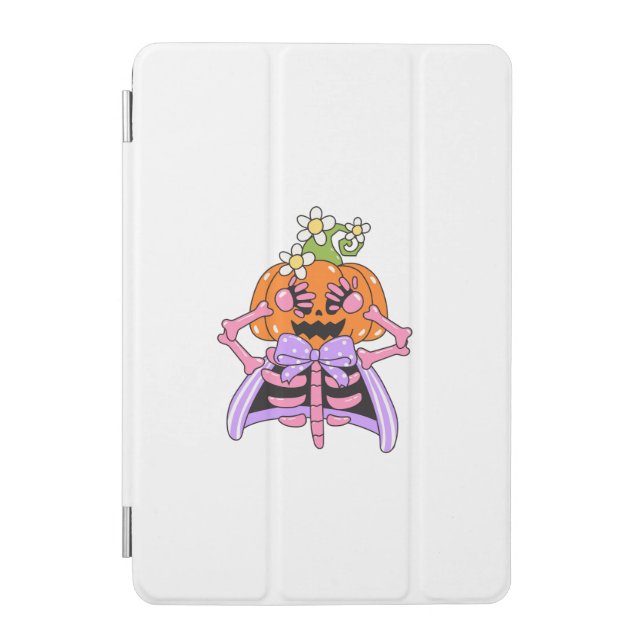 Cute & Colorful Halloween Bones iPad Mini Cover (Front)