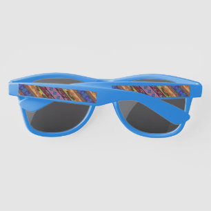 Cute colorful hand drawing sunglasses