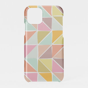Cute Colorful Hand Drawn Geometric Pattern iPhone 11 Pro Case