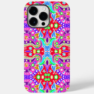 Cute colorful hand drawn pattern envelope Case-Mate iPhone 14 pro max case