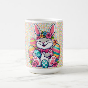 Cute, & colorful Hawaiian/tropical Easter bunny Coffee Mug