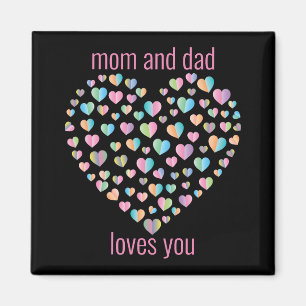 Cute Colorful Heart Pattern Magnet