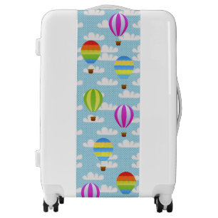 Cute Colorful Hot Air Balloons Pattern Luggage