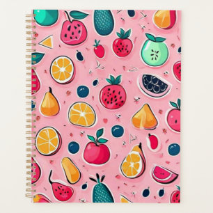 Cute colorful ice cream cones planner