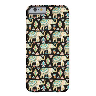 Cute colorful indian elephants pattern
