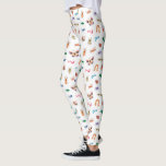 Cute Colorful Insect Pattern Leggings
