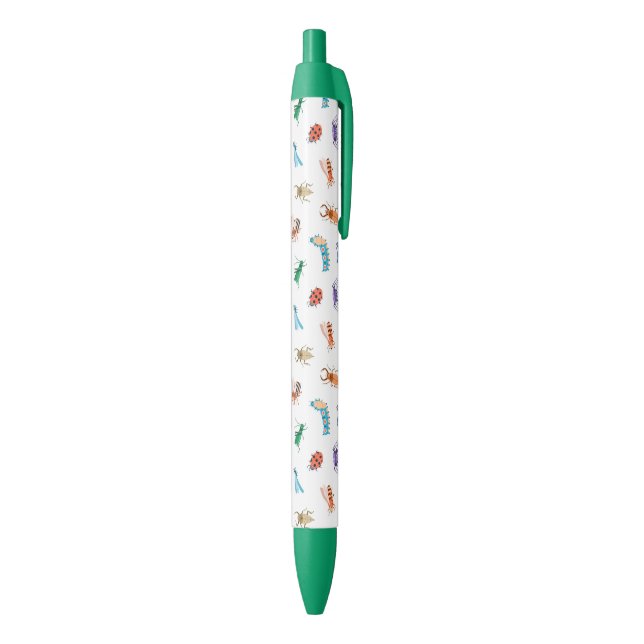 Cute Colorful Insect Pattern Pen (Bottom (Vertical))