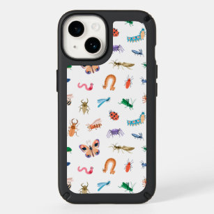 Cute Colorful Insect Pattern Speck iPhone 14 Case