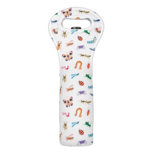 Cute Colorful Insect Pattern Wine Bag