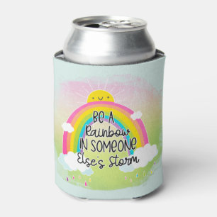Cute & Colorful Inspirational Can Cooler