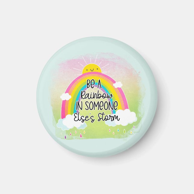 Cute & Colorful Inspirational Magnet (Front)