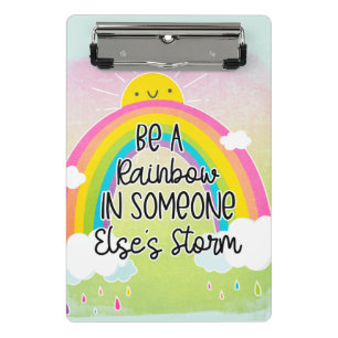 Cute & Colorful Inspirational Mini Clipboard